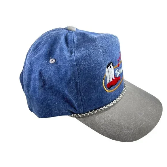 Vtg Snapback Branson Missouri Embroidered Cowboy Boots Lasso Music Notes Hat Cap - Picture 3 of 9